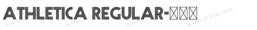 Athletica Regular字体转换 Athletica Regular字体转换